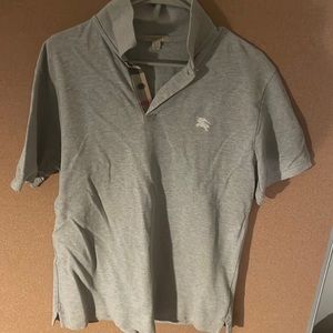 Burberry Gray Polo